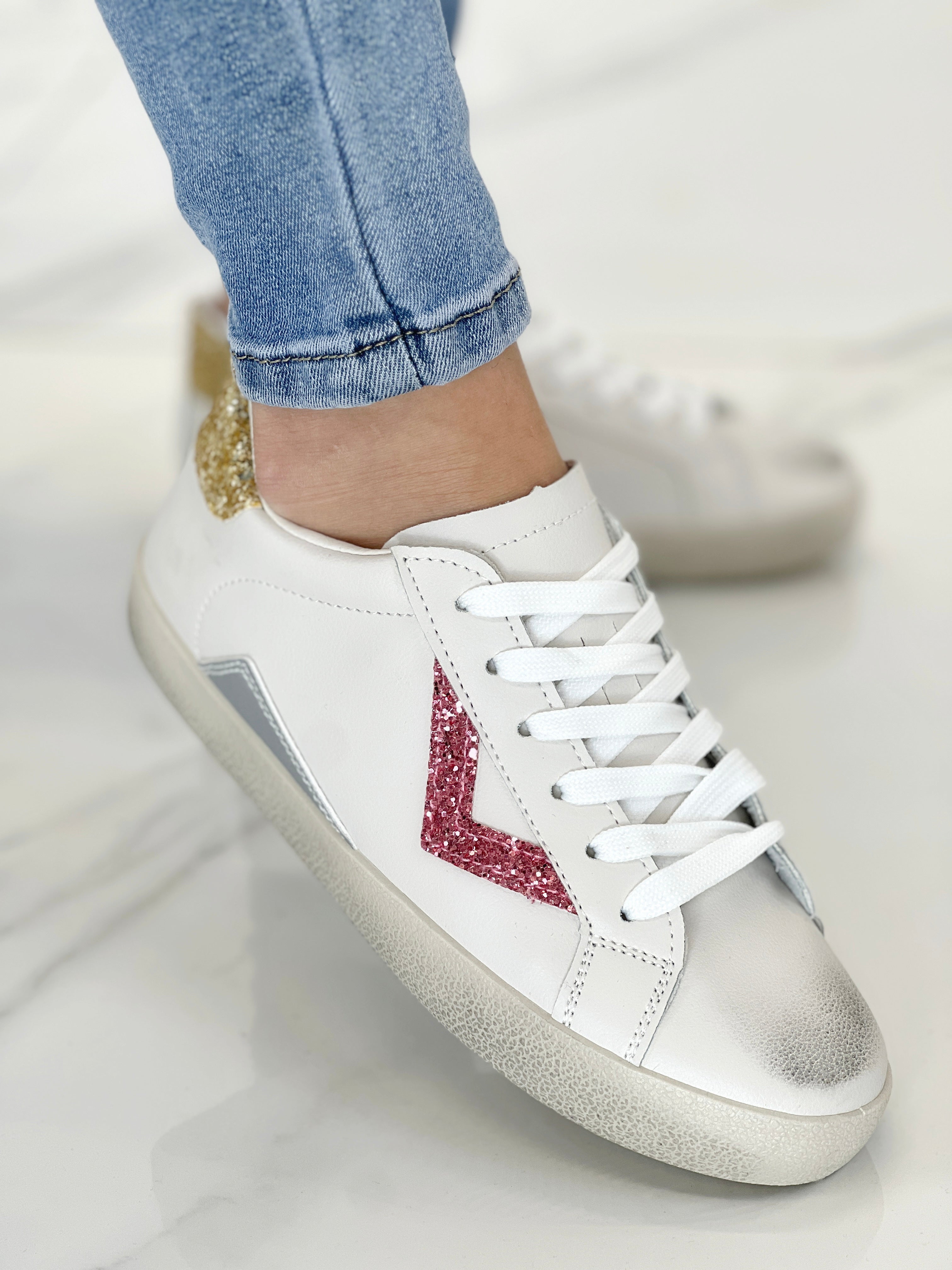 Zapatilla brillo