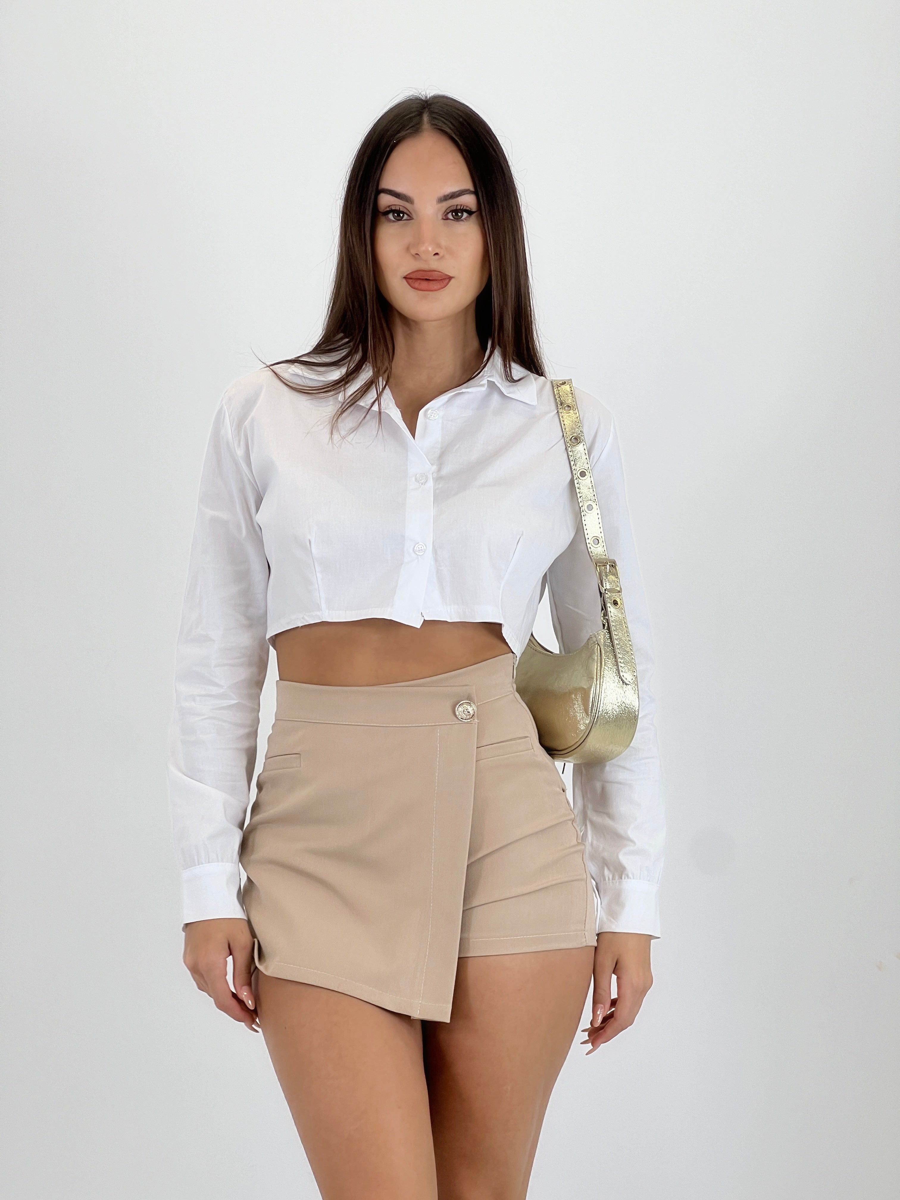 Falda pantalón estructura