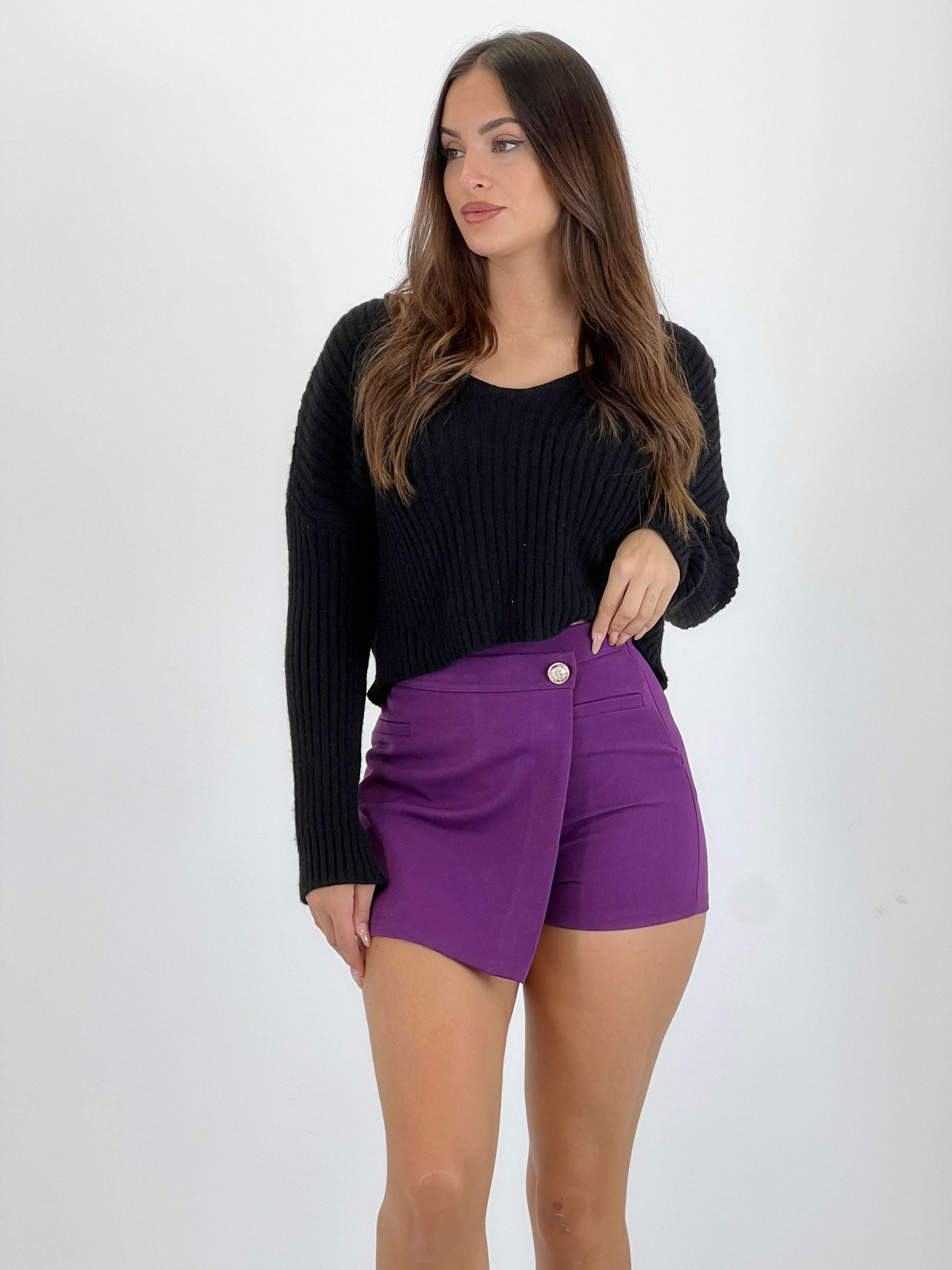 Falda pantalón estructura