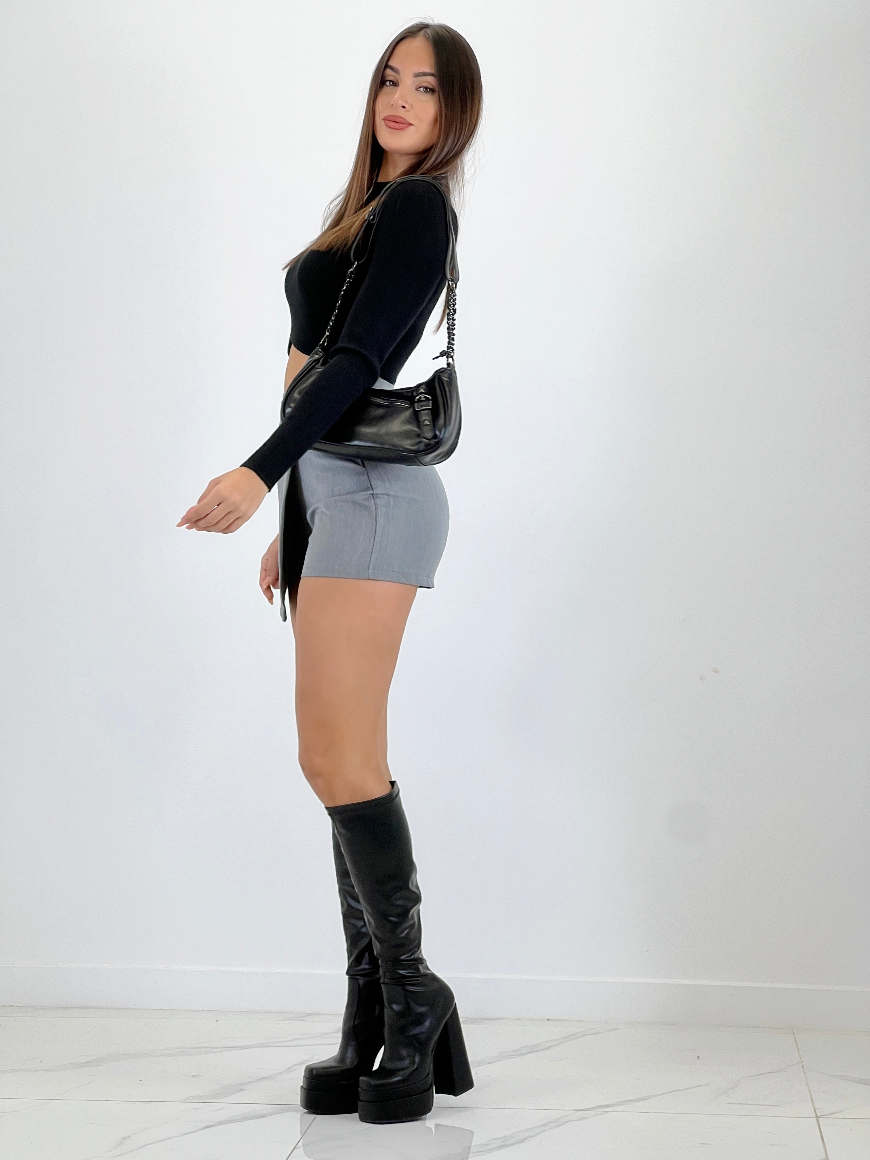 Falda pantalón estructura