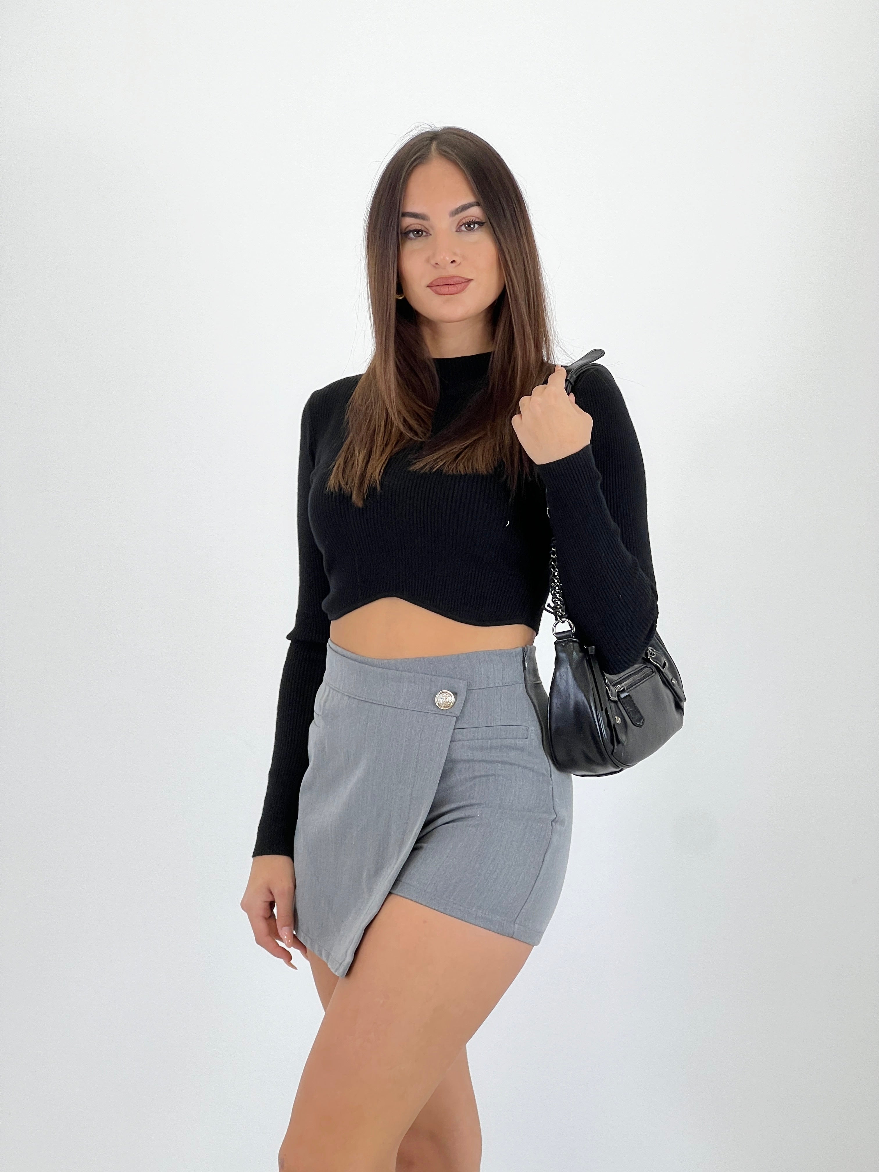 Falda pantalón estructura