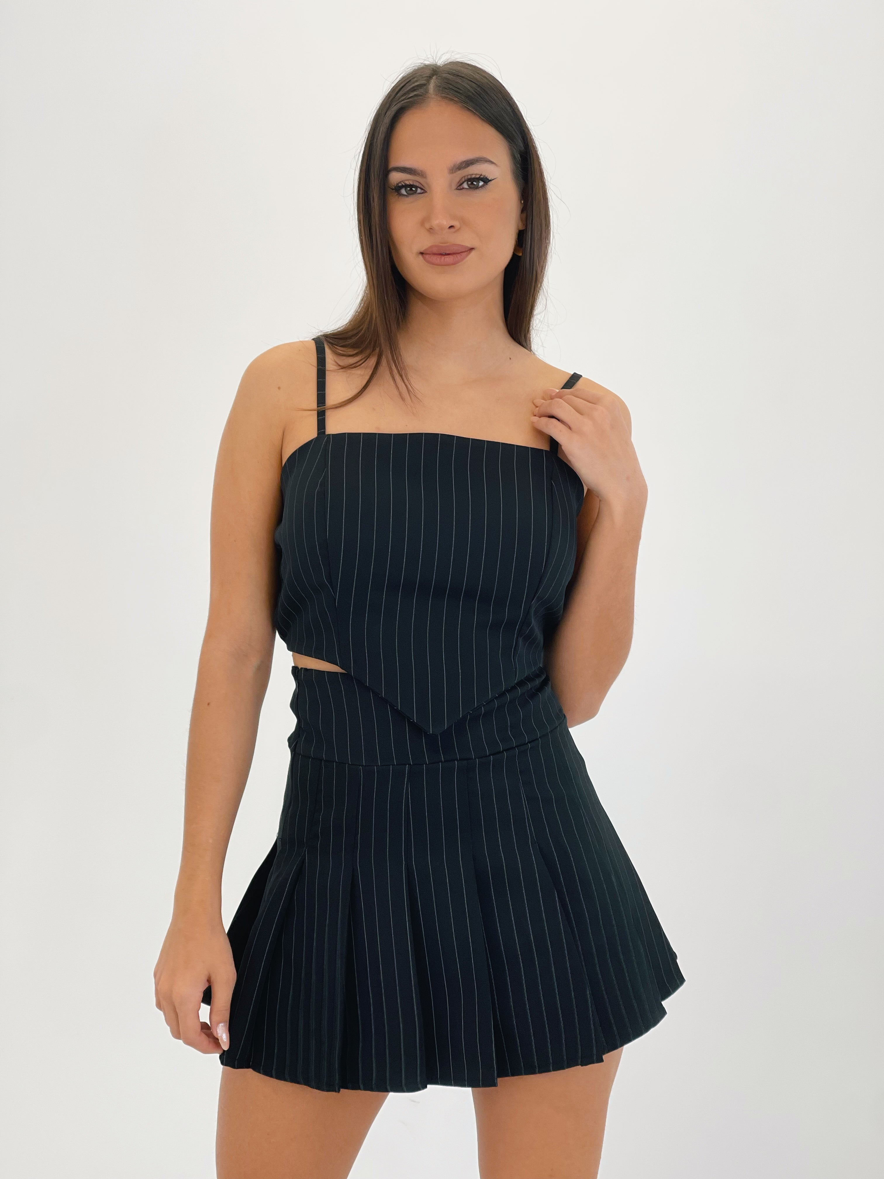 Pinstripe top