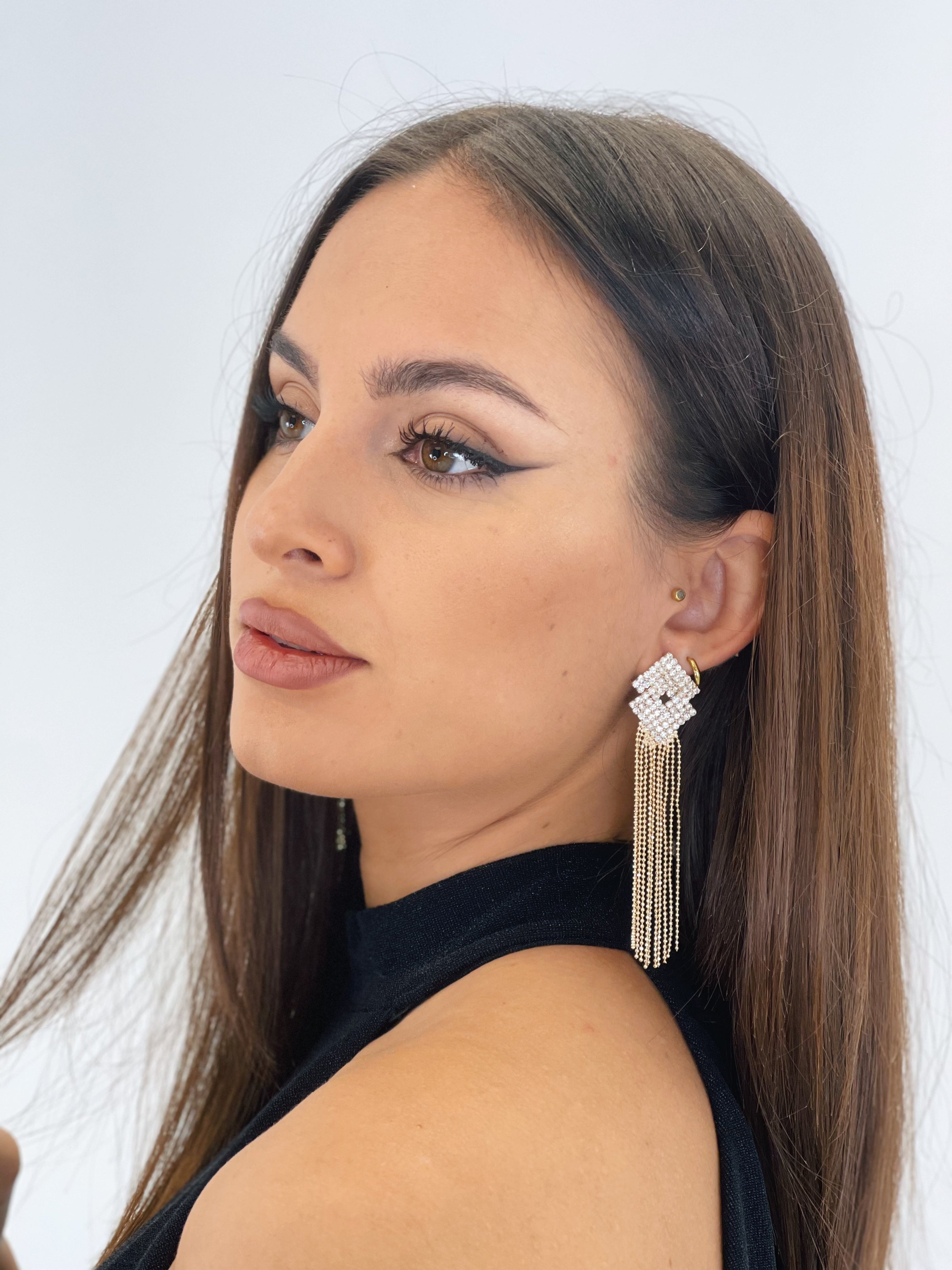 long earrings